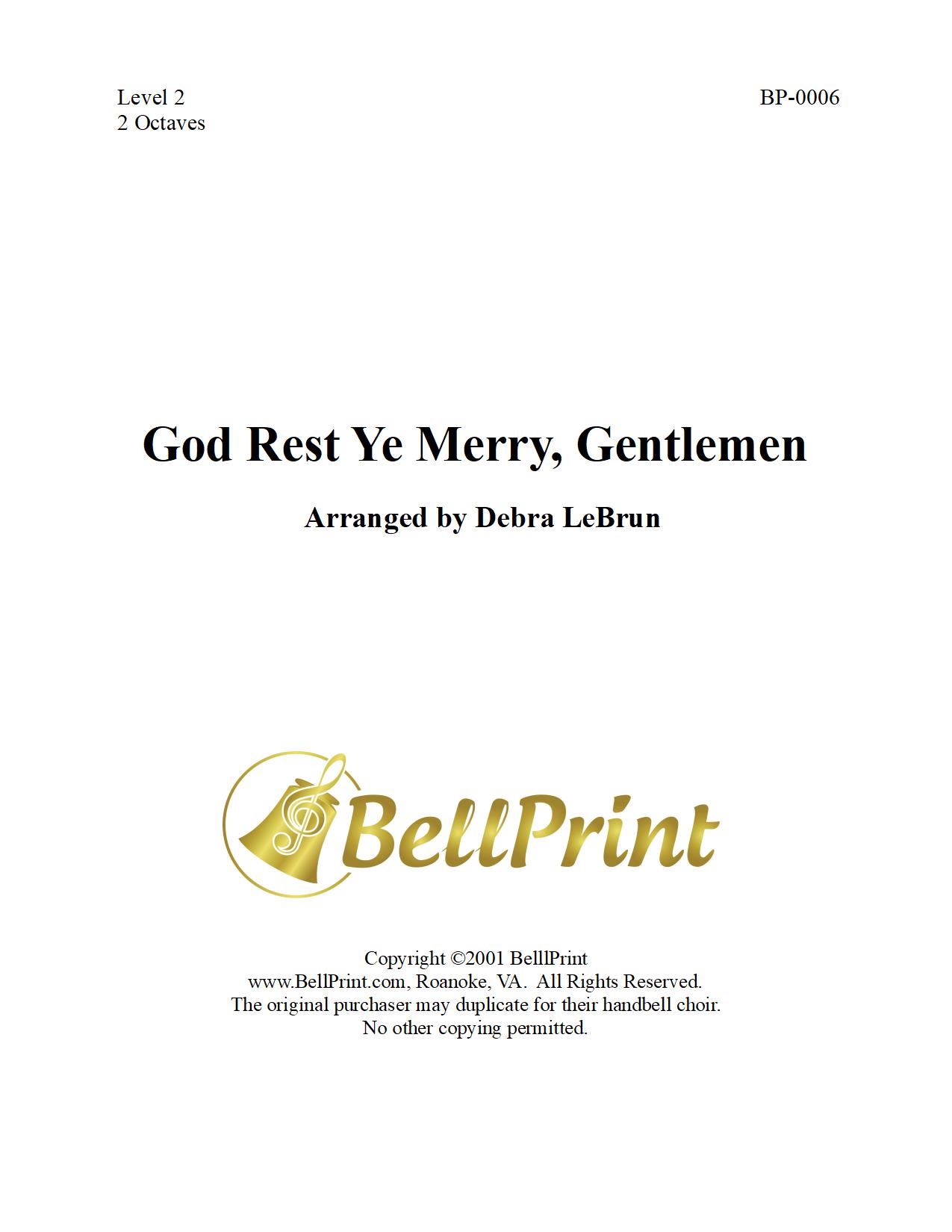 God Rest Ye Merry, Gentlemen